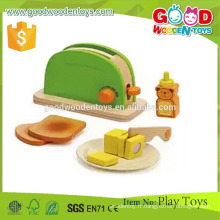 Boys Pretend Play Jouets de cuisine Real-Food Appliances Torréfacteur en bois